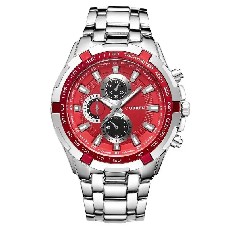 Curren 8023 Quarzuhr Männer Wasserdichte Sport Militär Uhren Herren Business Edelstahl Armbanduhr Männliche Uhr Reloj Hombre Curren 8023 Quarzuhr Männer Wasserdichte Sport Militär Uhren Herren Business Edelstahl Armbanduhr Männliche Uhr Reloj Hombre - Image 8