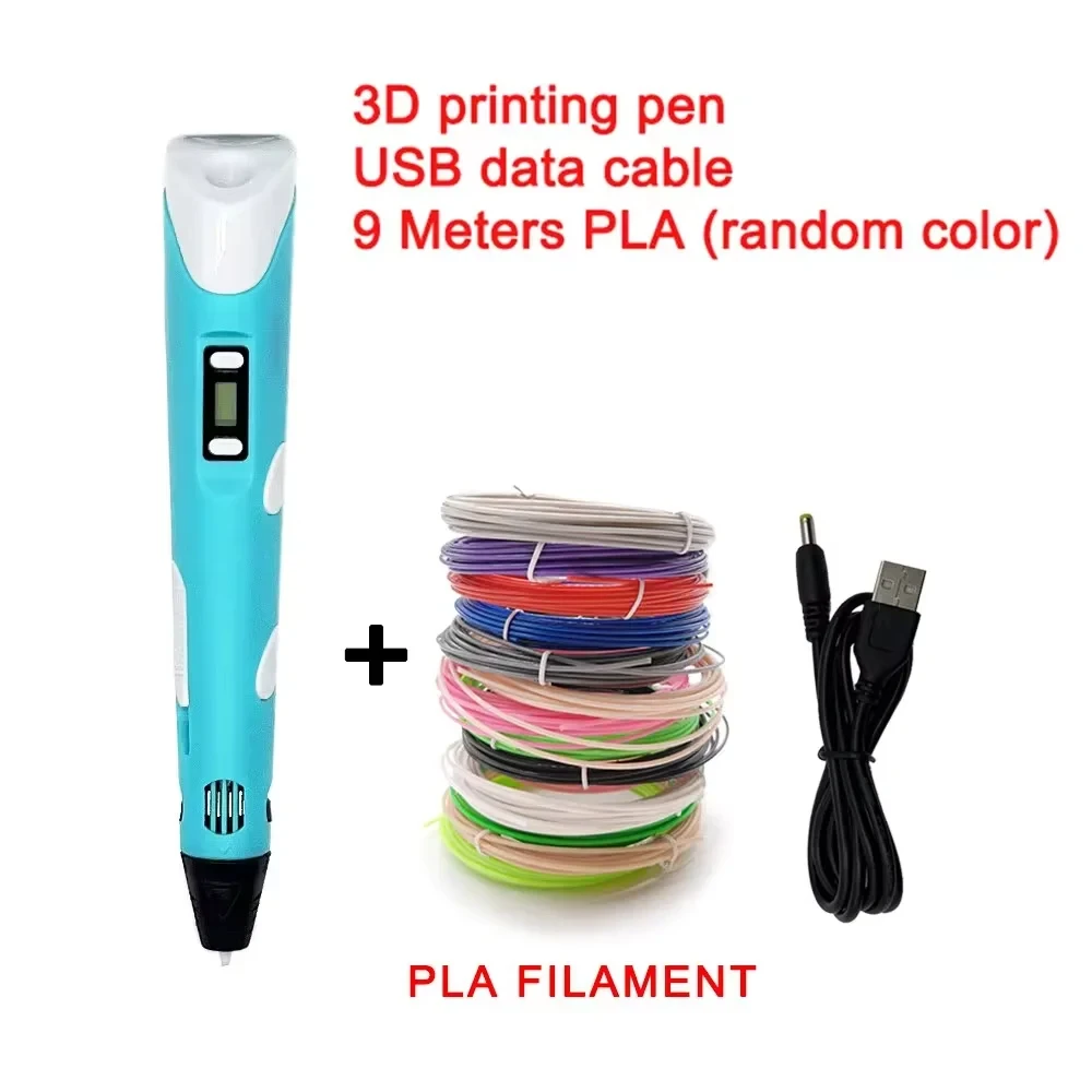 Homefish Elektronischer 3D-Druckstift Mit 9M Pla-Verbrauchsmaterial Hochtemperatur 3D-Graffiti-Werkzeug Intelligentes Spielzeug Geschenk Homefish Elektronischer 3D-Druckstift Mit 9M Pla-Verbrauchsmaterial Hochtemperatur 3D-Graffiti-Werkzeug Intelligentes Spielzeug Geschenk - Image 7