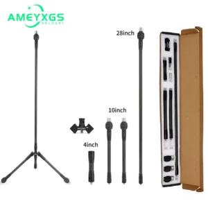 Archery Balance Bar Set Bow Stabilizer 40/45 Degree 3K Carbon Rod Dampener Recurve Compound Bow Shooting Hunting Accessories