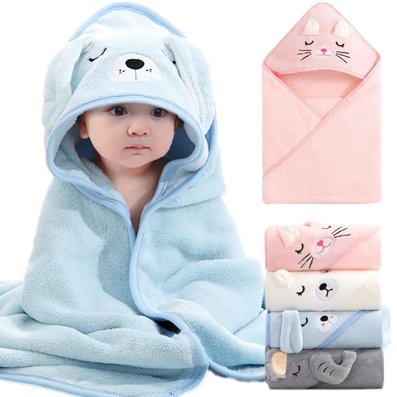 1 Baby Bath Towel Cap Animal Bath Towel Baby Blanket Bathroom Supplies 1 Baby Bath Towel Cap Animal Bath Towel Baby Blanket Bathroom Supplies - Image 4