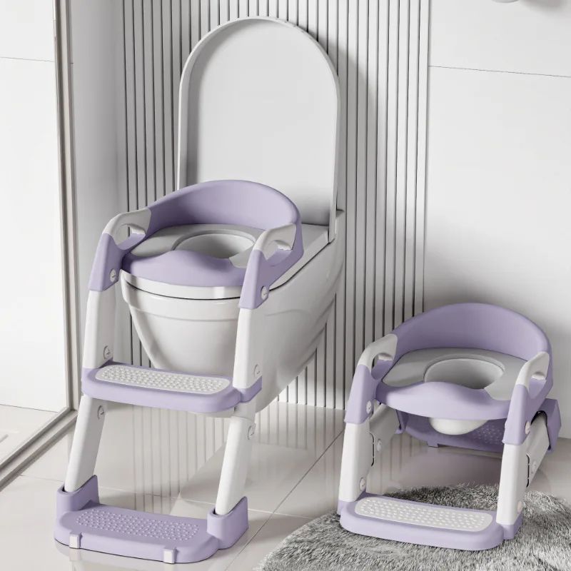 Kids Toilet Step Stool Potty Training Seat With Ladder Boys Girls Baby Toilet Seat Adjustable Step-On Stool For Adult Toilet Kids Toilet Step Stool Potty Training Seat With Ladder Boys Girls Baby Toilet Seat Adjustable Step-On Stool For Adult Toilet - Image 13