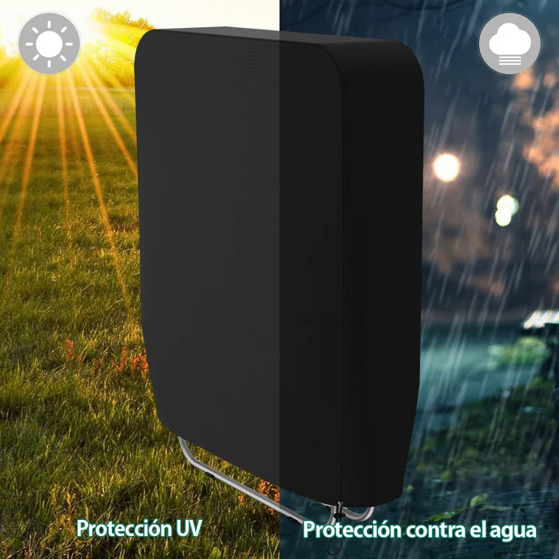 Folding Chairs Cover Outdoor Dustproof Sun Uv Protection Waterproof Cushion For Reclining Chair Black Furniture Case 93X82Cm Folding Chairs Cover Outdoor Dustproof Sun Uv Protection Waterproof Cushion For Reclining Chair Black Furniture Case 93X82Cm - Image 6