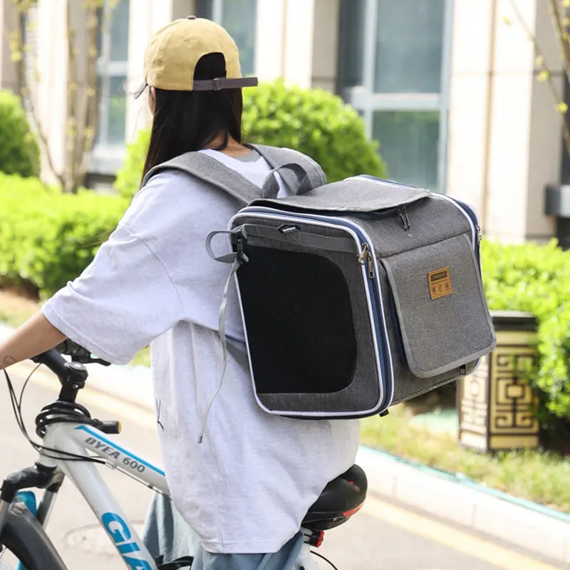 Bicycle Carrying Cat Bag Dog Bag Pet Bag Portable Backpack For Outdoor Use Suitable For Carrying Bicycles And Motorcycles Bicycle Carrying Cat Bag Dog Bag Pet Bag Portable Backpack For Outdoor Use Suitable For Carrying Bicycles And Motorcycles - Image 4
