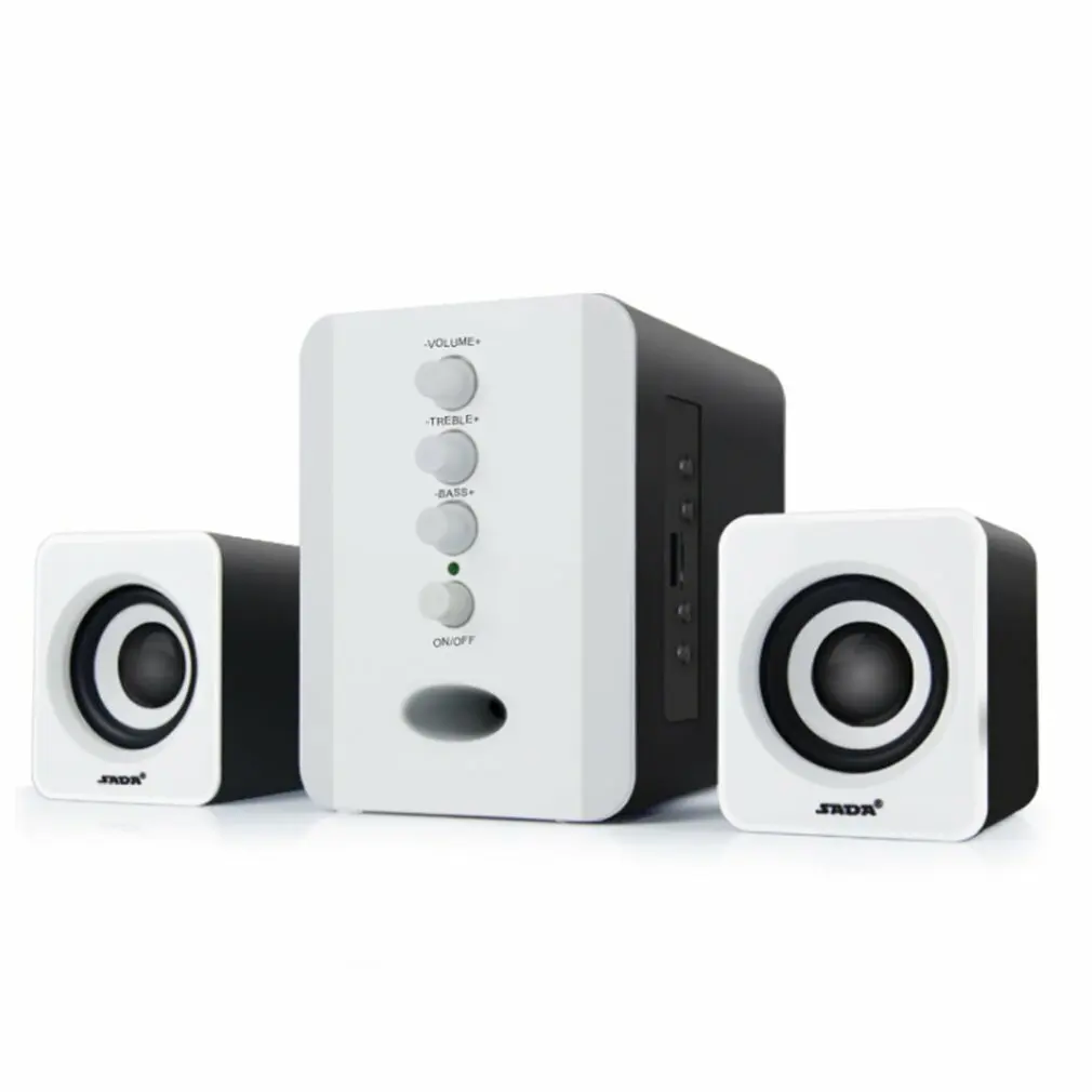 2.1 Pc-Lautsprecher Mit Bluetooth – Subwoofer, 3,5-Mm-Aux, Fm-Radio, Tf-Karte &Amp; Usb Für Musik Und Computer 2.1 Pc-Lautsprecher Mit Bluetooth – Subwoofer, 3,5-Mm-Aux, Fm-Radio, Tf-Karte &Amp; Usb Für Musik Und Computer - Image 2
