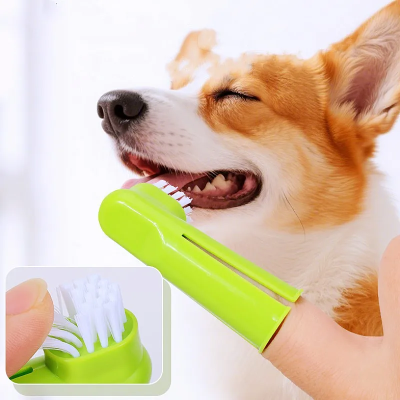 Hund Zahnbürste Set Haustier Zahnbürste 3Pcs Hund Zähne Reinigung Finger Hunde Zahnbürsten Anzug Mundpflege Katze Zahnbürste Pet Liefert Hund Zahnbürste Set Haustier Zahnbürste 3Pcs Hund Zähne Reinigung Finger Hunde Zahnbürsten Anzug Mundpflege Katze Zahnbürste Pet Liefert - Image 2