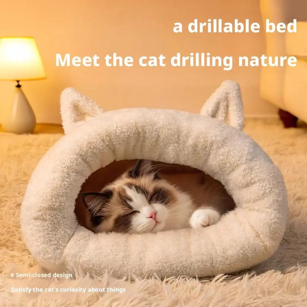 Soft Plush Cat Winter Sleeping Bag Portable Warm Feline Bed Cat Sleeping Bag For All Seasons Indoor Small Dog Cat Bed Soft Plush Cat Winter Sleeping Bag Portable Warm Feline Bed Cat Sleeping Bag For All Seasons Indoor Small Dog Cat Bed