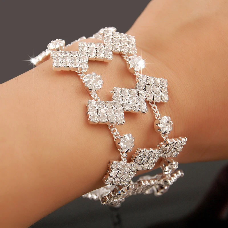 Neue Mode-Charm-Armbänder Aus 925Er Silber, Aaaaa-Zirkon-Kristall, Damen-Armband, Hochzeit, Verlobung, Luxus-Schmuck Neue Mode-Charm-Armbänder Aus 925Er Silber, Aaaaa-Zirkon-Kristall, Damen-Armband, Hochzeit, Verlobung, Luxus-Schmuck - Image 13