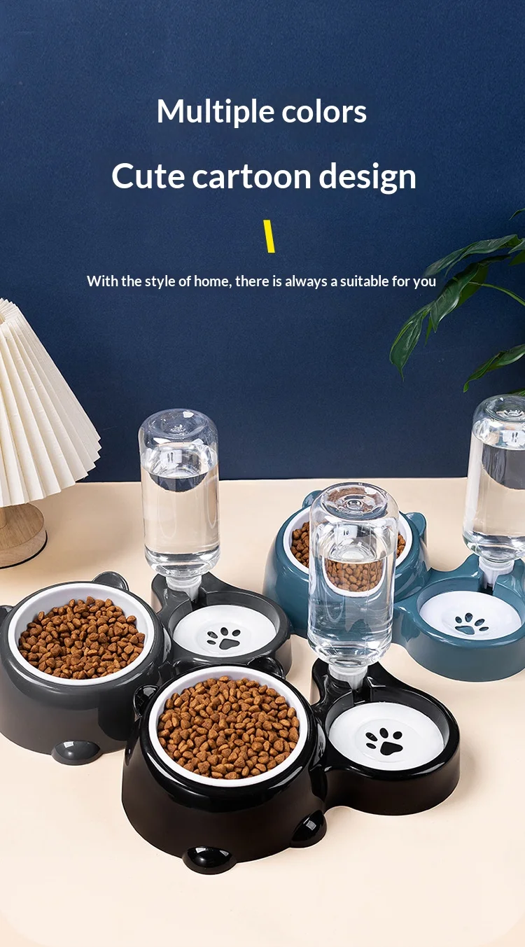 Pet Bowl 2-In-1 Auto Water Feeder, Tilted Elevated Cat Dog Bowl For Food &Amp; Water, Anti-Choking Slow Feeder Dish For Pets Pet Bowl 2-In-1 Auto Water Feeder, Tilted Elevated Cat Dog Bowl For Food &Amp; Water, Anti-Choking Slow Feeder Dish For Pets - Image 13