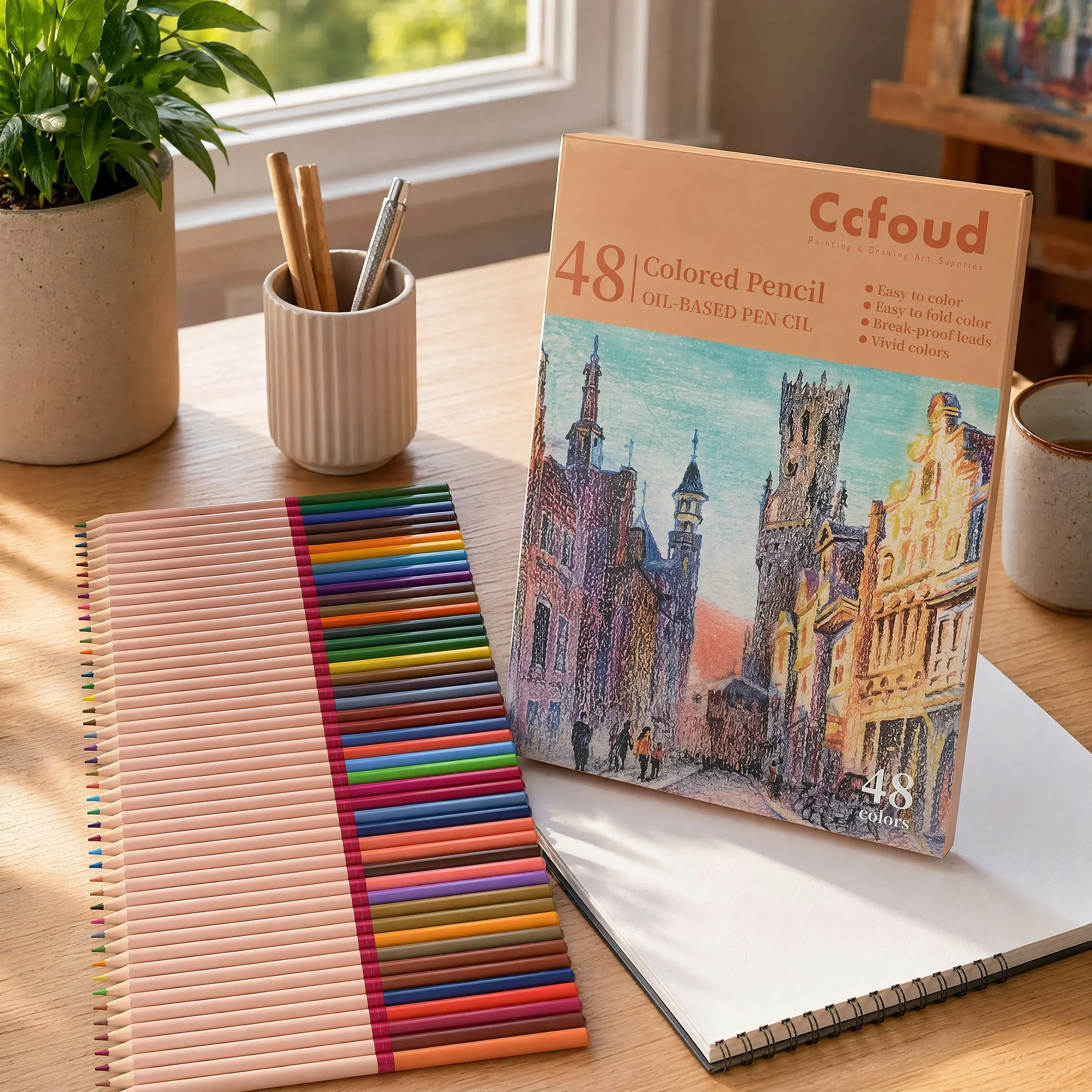 Aquarellbuntstifte Set – Weiche Mine Mit Lebendigen Farben Zum Ausmalen Und Zeichnen Für Erwachsene Aquarellbuntstifte Set – Weiche Mine Mit Lebendigen Farben Zum Ausmalen Und Zeichnen Für Erwachsene - Image 13