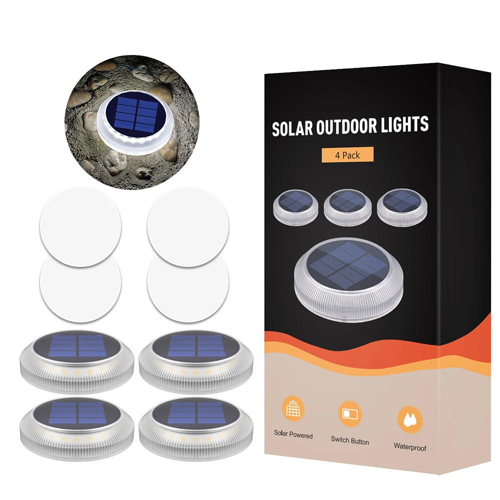 Solar-Led-Deckleuchten Für Den Außenbereich, Ip68, Wasserdicht, Garten-Stufenbeleuchtung, Automatisches Ein-/Ausschalten, Treppen, Terrasse, Weg, Hof, Zaun, Wandleuchte Solar-Led-Deckleuchten Für Den Außenbereich, Ip68, Wasserdicht, Garten-Stufenbeleuchtung, Automatisches Ein-/Ausschalten, Treppen, Terrasse, Weg, Hof, Zaun, Wandleuchte - Image 25