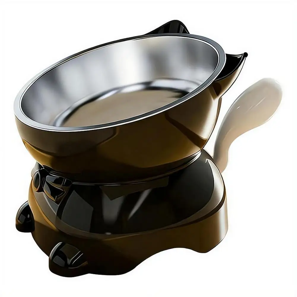 Stainless Steel Cat Bowl Anti-Spill Slanted Cat Food Food Water Dish For Cats Kitten Stainless Steel Cat Bowl Stainless Steel Cat Bowl Anti-Spill Slanted Cat Food Food Water Dish For Cats Kitten Stainless Steel Cat Bowl - Image 16