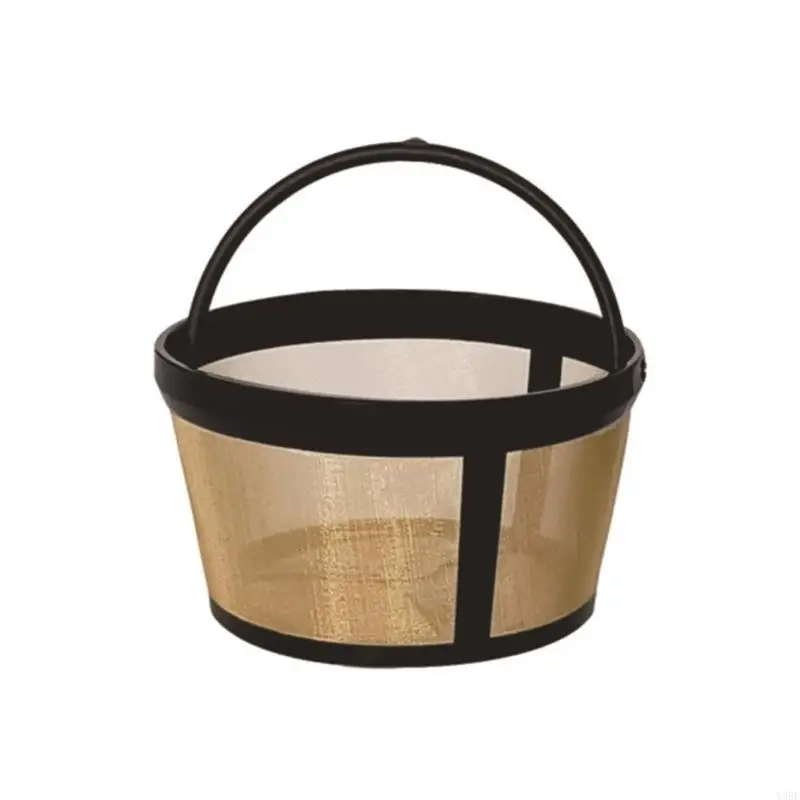 Benutzerfreundlicher Metallkaffeefilter Für 4/6/8/12 Tassen Korbstil Seal -Sermach Benutzerfreundlicher Metallkaffeefilter Für 4/6/8/12 Tassen Korbstil Seal -Sermach - Image 3