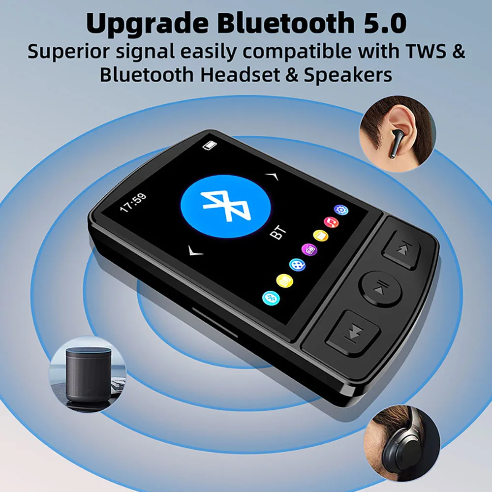Mp3-Player Tragbarer Sport-Clip Walkman Hifi-Sound Bluetooth-Kompatibel 5.0 Student Walkman 1,8-Zoll-Bildschirm Mit Fm-Radio E-Book Mp3-Player Tragbarer Sport-Clip Walkman Hifi-Sound Bluetooth-Kompatibel 5.0 Student Walkman 1,8-Zoll-Bildschirm Mit Fm-Radio E-Book - Image 4