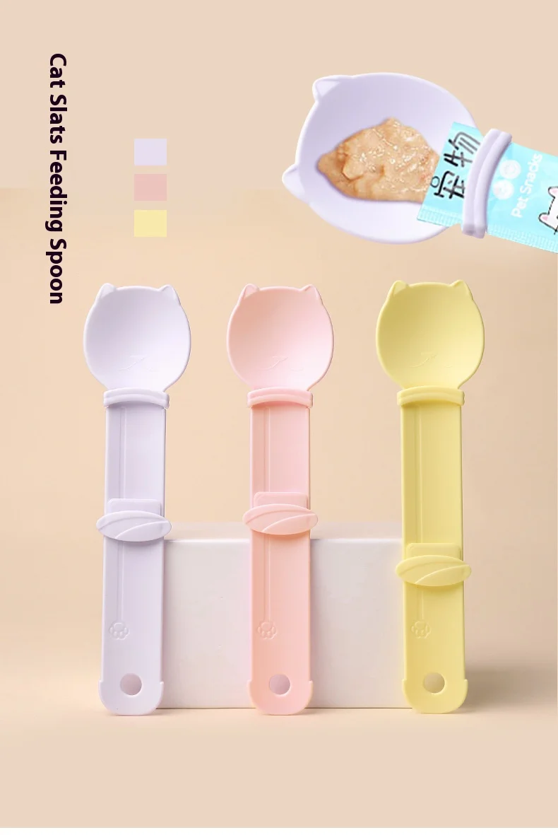 Cat Strip Squeeze Spoons Strip Feeder Wet Treats Dispense Spoon Candy Color Pet Food Spoons For Cats Liquid Snack And Wet Food Cat Strip Squeeze Spoons Strip Feeder Wet Treats Dispense Spoon Candy Color Pet Food Spoons For Cats Liquid Snack And Wet Food - Image 9