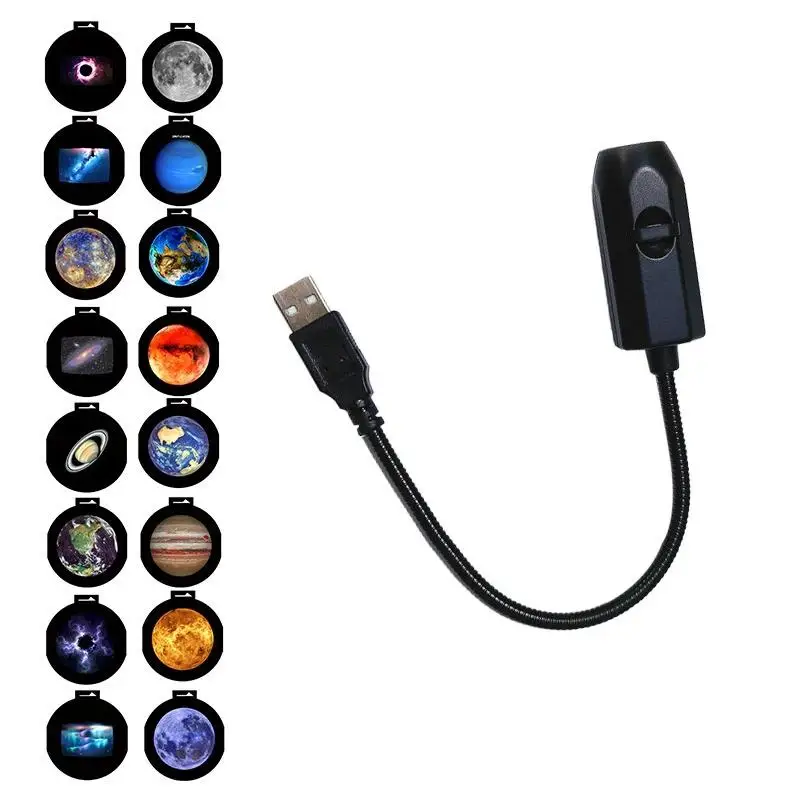 Usb-Sternenhimmel-Projektor Mit Mond- Und Erdprojektion – Romantisches Nachtlicht Für Schlafzimmer, Decke, Wand &Amp; Stimmungsvolle Dekoration Usb-Sternenhimmel-Projektor Mit Mond- Und Erdprojektion – Romantisches Nachtlicht Für Schlafzimmer, Decke, Wand &Amp; Stimmungsvolle Dekoration - Image 7
