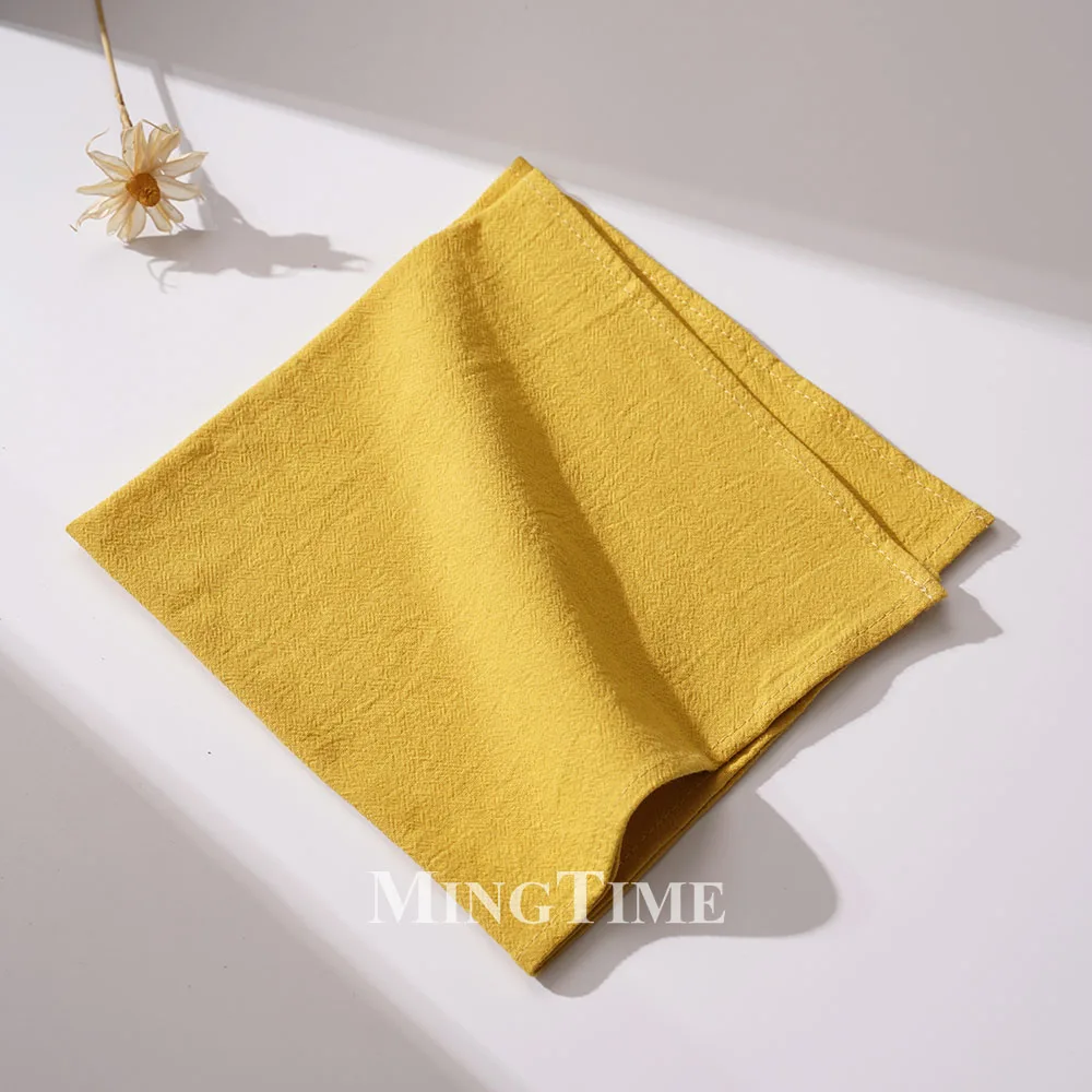 12 Stück Servietten Aus Gewaschener Baumwolle, 40 X 40 Cm, Weiche, Schlichte Tischwäsche, Saugfähige Servietten, Hochzeit, Weihnachten, Wiederverwendbare Tischsets, Party, Esszimmer 12 Stück Servietten Aus Gewaschener Baumwolle, 40 X 40 Cm, Weiche, Schlichte Tischwäsche, Saugfähige Servietten, Hochzeit, Weihnachten, Wiederverwendbare Tischsets, Party, Esszimmer - Image 6