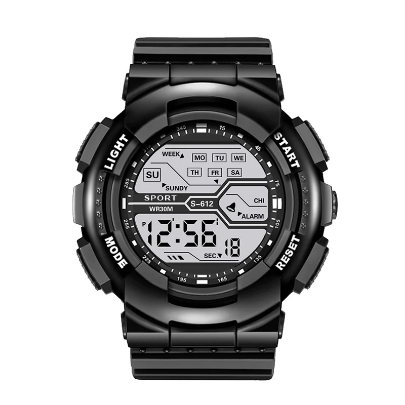 Outdoor Sport Männer Uhr Multifunktions Großen Bildschirm Led Elektronische Wasserdichte Leucht Militär Digitale Armbanduhren Reloj Hombre Outdoor Sport Männer Uhr Multifunktions Großen Bildschirm Led Elektronische Wasserdichte Leucht Militär Digitale Armbanduhren Reloj Hombre - Image 7
