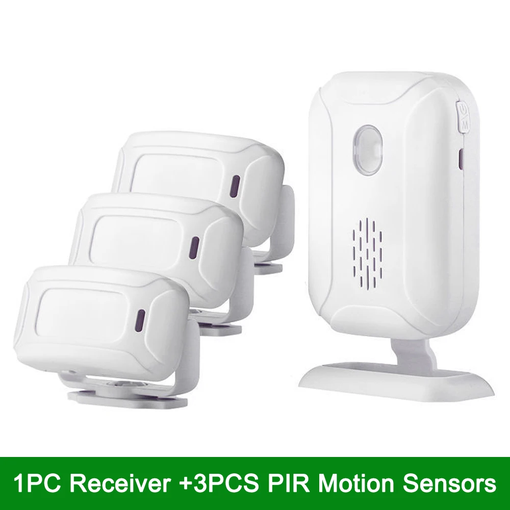 Kabellose Bewegungsmelder-Türklingel Mit Pir-Sensor – Besucheranzeige Mit Alarmton Für Zuhause, Geschäft, Shop &Amp; Eingangsbereich Kabellose Bewegungsmelder-Türklingel Mit Pir-Sensor – Besucheranzeige Mit Alarmton Für Zuhause, Geschäft, Shop &Amp; Eingangsbereich - Image 10