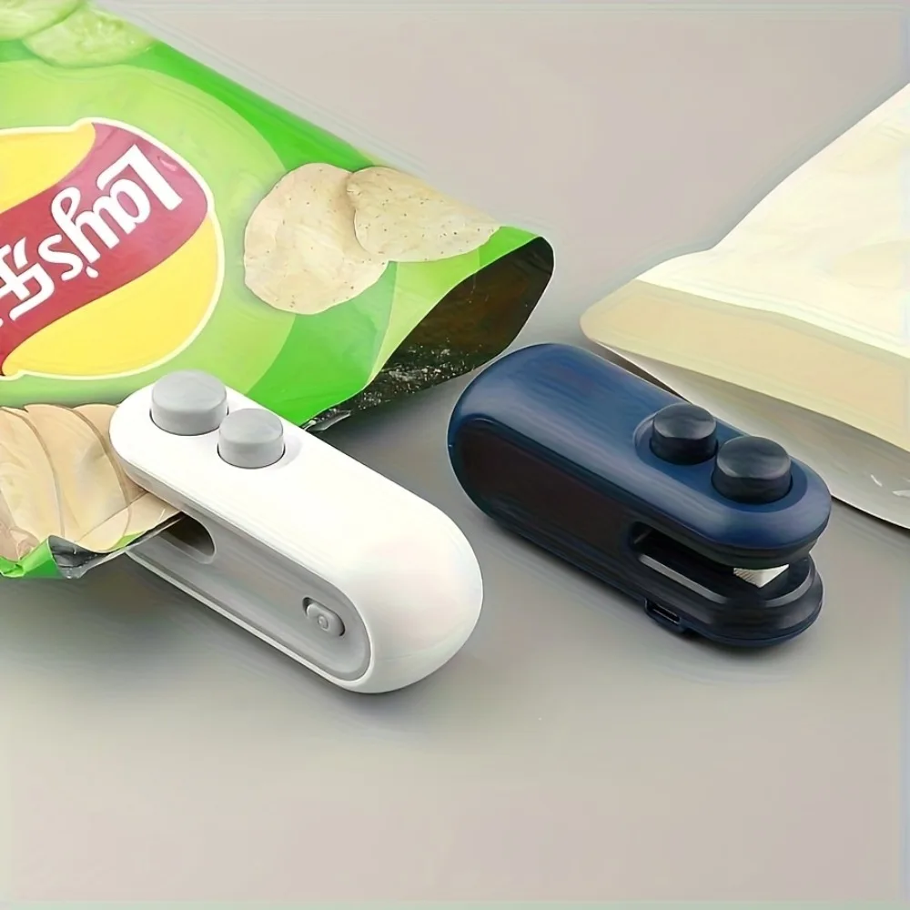 2-Teiliges Mini-Beutelversiegelungs-Set: Usb-Aufladbarer Handlicher Heißversiegler Für Chips &Amp; Snacks. Tragbares Lebensmittelkonservierungsset Mit Kabel 2-Teiliges Mini-Beutelversiegelungs-Set: Usb-Aufladbarer Handlicher Heißversiegler Für Chips &Amp; Snacks. Tragbares Lebensmittelkonservierungsset Mit Kabel - Image 4