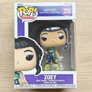 Original Funko Pop! HUNTR/X K-POP Dämonenjäger Zoey # 2256 Vinyl-Figur Anime Sammlermodell Desktop-Ornament Geschenk für Fans