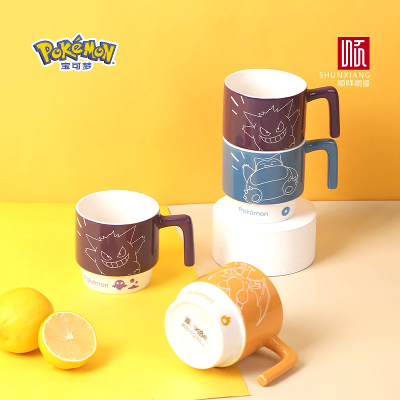 Shunxiang Pokémon Lizenzierte Cartoon-Keramikbecher, Stapelbar, Für Kaffee, Milch, Teetassen, Niedliches Muster, Kinder-Milchbecher, Geschenk Shunxiang Pokémon Lizenzierte Cartoon-Keramikbecher, Stapelbar, Für Kaffee, Milch, Teetassen, Niedliches Muster, Kinder-Milchbecher, Geschenk