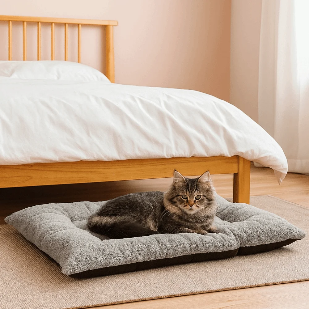 Warm Dog Bed Mat Surrounding Style Super Soft Pet Plush Pad Comfortable Non-Slip Cat Cage Mattress For Cats And Dogs Warm Dog Bed Mat Surrounding Style Super Soft Pet Plush Pad Comfortable Non-Slip Cat Cage Mattress For Cats And Dogs - Image 15