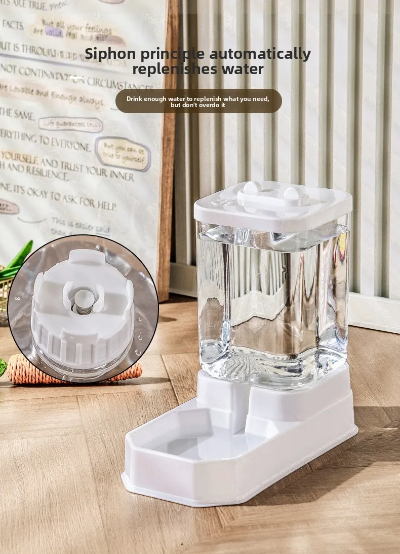 4L Large Capacity Automatic Cat Feeder &Amp; Waterer Set | Gravity Pet Food Dispenser For Cats &Amp; Dogs | Bpa-Free &Amp; Non-Electric Safe 4L Large Capacity Automatic Cat Feeder &Amp; Waterer Set | Gravity Pet Food Dispenser For Cats &Amp; Dogs | Bpa-Free &Amp; Non-Electric Safe - Image 14