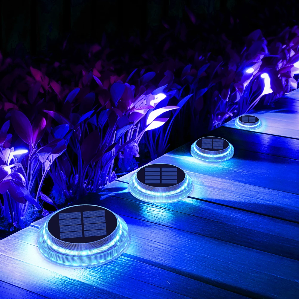 Solar-Led-Deckleuchten Für Den Außenbereich, Ip68, Wasserdicht, Garten-Stufenbeleuchtung, Automatisches Ein-/Ausschalten, Treppen, Terrasse, Weg, Hof, Zaun, Wandleuchte Solar-Led-Deckleuchten Für Den Außenbereich, Ip68, Wasserdicht, Garten-Stufenbeleuchtung, Automatisches Ein-/Ausschalten, Treppen, Terrasse, Weg, Hof, Zaun, Wandleuchte