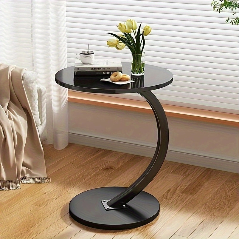 Round Small Coffee Table Living Room Sofa Side Table Bedroom Bedside Table Bedside Table Small Table Movable Coffee Table Round Small Coffee Table Living Room Sofa Side Table Bedroom Bedside Table Bedside Table Small Table Movable Coffee Table - Image 7