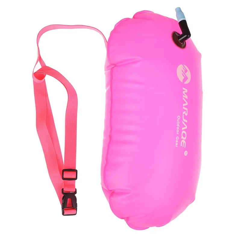 Schwimmbad-Boje, Aufblasbare Rettungsboje, Pvc-Aufblasbeutel, Trockentasche, Driftbeutel, Poolzubehör Für Offenes Wasser Schwimmbad-Boje, Aufblasbare Rettungsboje, Pvc-Aufblasbeutel, Trockentasche, Driftbeutel, Poolzubehör Für Offenes Wasser - Image 6