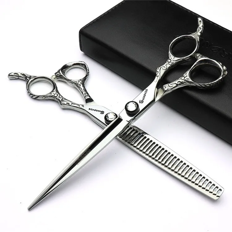 Friseur-Schneideschere, Haar-Styling-Werkzeuge, 6/6,5/7 Zoll, Salonscheren-Set, 440C, Friseurschere, 25, 40 50, Ausdünnungsrate Friseur-Schneideschere, Haar-Styling-Werkzeuge, 6/6,5/7 Zoll, Salonscheren-Set, 440C, Friseurschere, 25, 40 50, Ausdünnungsrate
