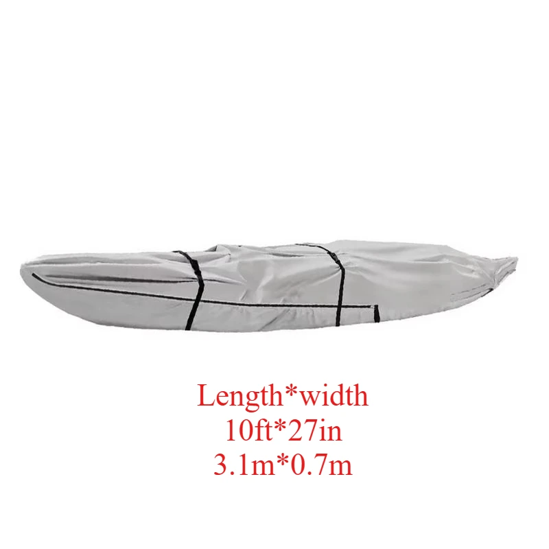 Für Kanu Kajak Full-Cover Boot Schutz Staubdicht Kanu Abdeckung Wasser Sport Vollständige Abdeckung Fischerboot Abdeckung 420D Oxford Tuch Für Kanu Kajak Full-Cover Boot Schutz Staubdicht Kanu Abdeckung Wasser Sport Vollständige Abdeckung Fischerboot Abdeckung 420D Oxford Tuch - Image 5