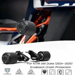 Für DUKE 390 duke390 2024-2026+ Motorrad Sturzschutz Rahmen-Slider Verkleidungsschutz Crashpad Protektor