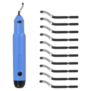 Trimm-Messer, Schaber, Entgratwerkzeug, Entgratfräser-Set, Gratentferner, Handwerkzeug für Holz, Kunststoff, Aluminium, Kupfer und Stahl