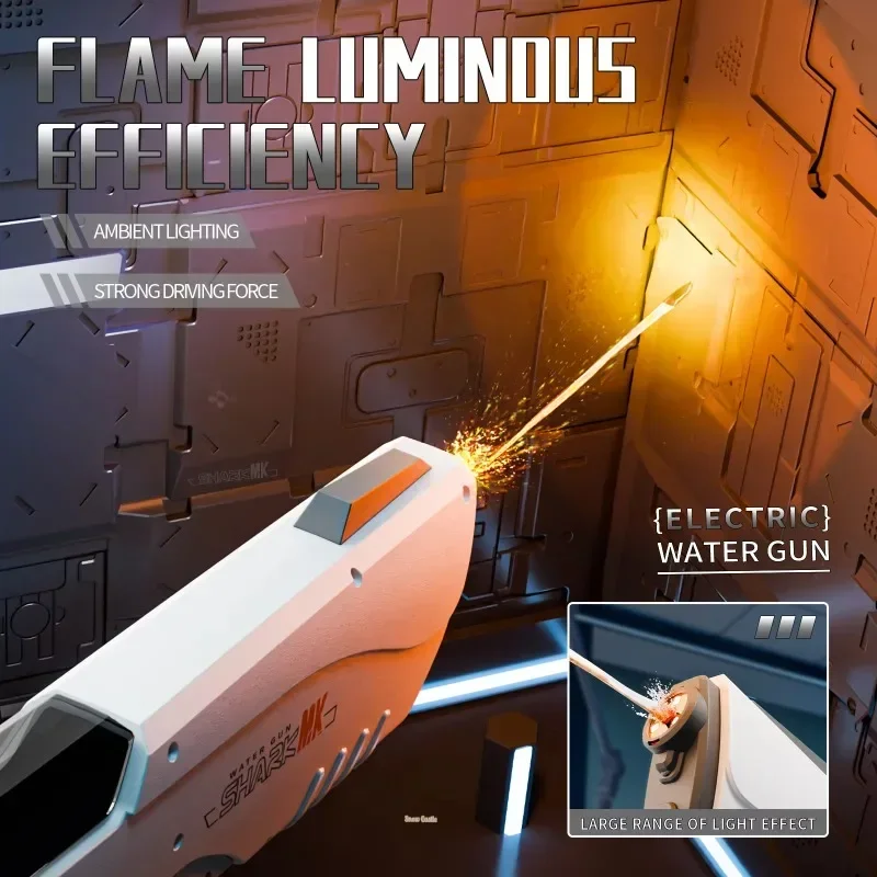 Simulated Firing Electric Water Gun Adults Children Shooting Game Automatic Water Absorb Water Blasters Summer Outdoor Kids Toys Simulated Firing Electric Water Gun Adults Children Shooting Game Automatic Water Absorb Water Blasters Summer Outdoor Kids Toys - Image 3