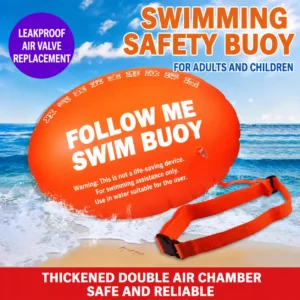 Schwimmspezifische Doppel-Airbag-Sicherheits-Schwimmtasche, verdickt, Anti-Ertrinkungs-Schwimmhilfe, Outdoor-Rettungsausrüstung, Hüftgurt, Folgehilfe
