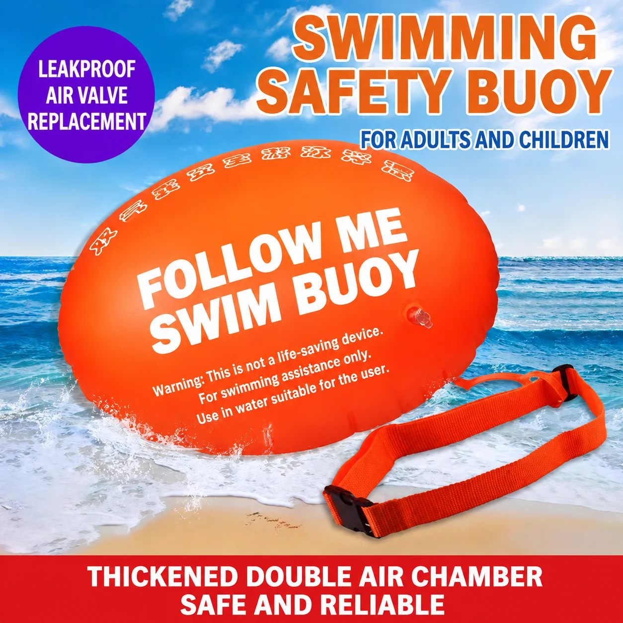 Schwimmspezifische Doppel-Airbag-Sicherheits-Schwimmtasche, Verdickt, Anti-Ertrinkungs-Schwimmhilfe, Outdoor-Rettungsausrüstung, Hüftgurt, Folgehilfe Schwimmspezifische Doppel-Airbag-Sicherheits-Schwimmtasche, Verdickt, Anti-Ertrinkungs-Schwimmhilfe, Outdoor-Rettungsausrüstung, Hüftgurt, Folgehilfe