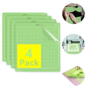 4-Pack StandardGrip Cutting Mats for Cricut, 12x12 Inch