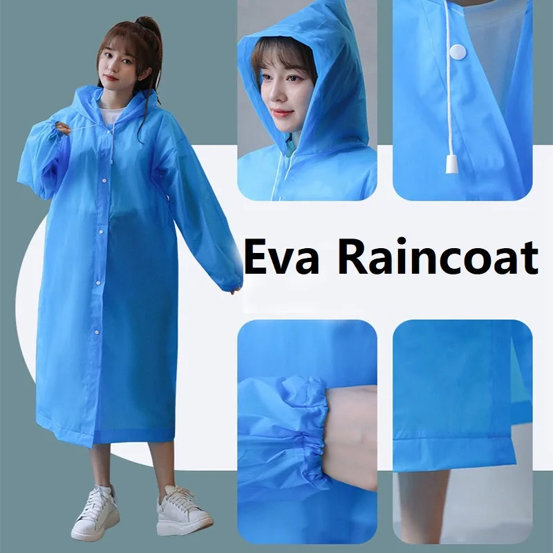 Rainwater Layers Waterproof Women'S Raincoat Rain Cover Protection For Rainy Ponchos Folding Raincoat Trip Ponchos Waterproof Rainwater Layers Waterproof Women'S Raincoat Rain Cover Protection For Rainy Ponchos Folding Raincoat Trip Ponchos Waterproof - Image 3