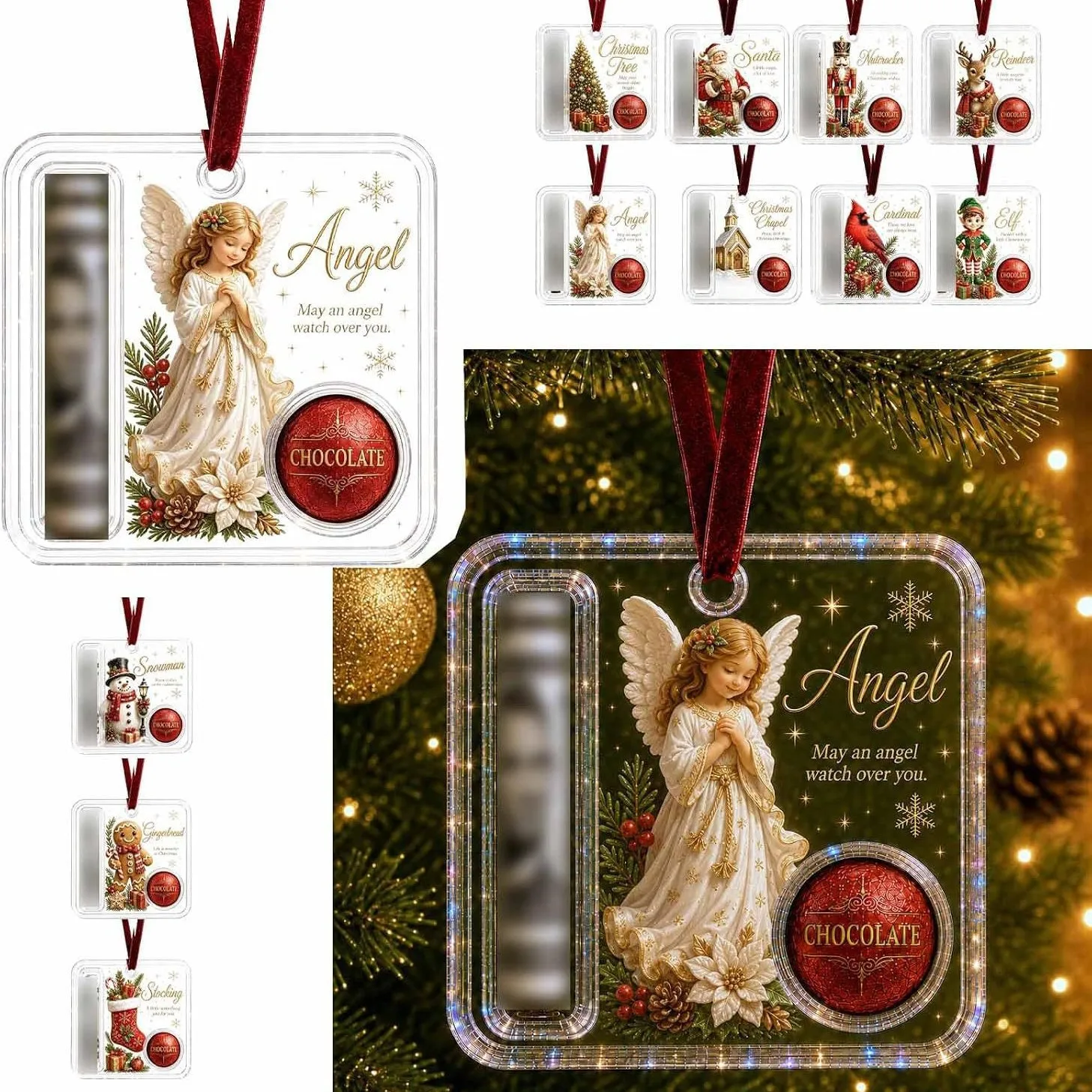 Weihnachts-Ornament Für Süßigkeiten Und Geld Weihnachts-Ornament Für Süßigkeiten Und Geld - Image 2