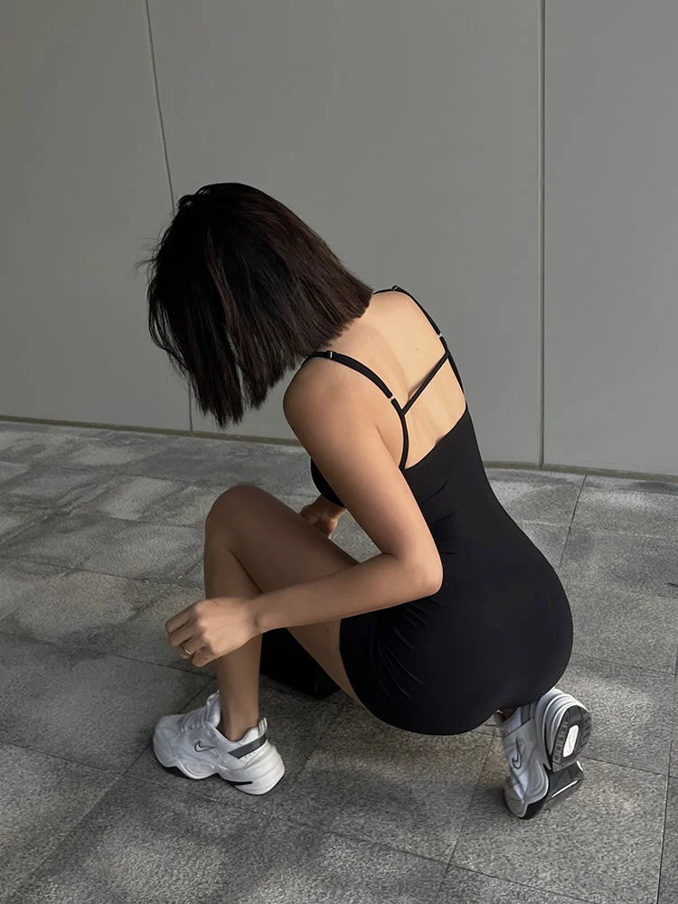 Solid Backless Tank Bodysuit Sexy Hot Camisole Top Jumpsuit Women'S Bodycon Summer Black Sleeveless Slim Rompers Y2K Clothing Solid Backless Tank Bodysuit Sexy Hot Camisole Top Jumpsuit Women'S Bodycon Summer Black Sleeveless Slim Rompers Y2K Clothing - Image 3