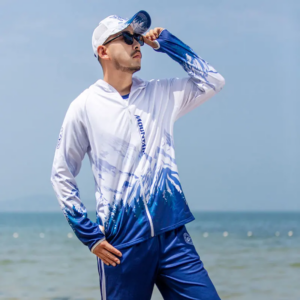 2025 DIAOLIAN Angelanzüge, Anti-UV UPF50+, Sonnenschutz, schnell trocknend, atmungsaktiv, feuchtigkeitsableitend, Angelhut, T-Shirt-Hose