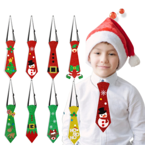 Weihnachten Krawatten Dekor Weihnachtsmann Schneemann Krawatten Weihnachten Filz Crava Xmax Party Kostüm Zubehör Weihnachtsdekoration 2025