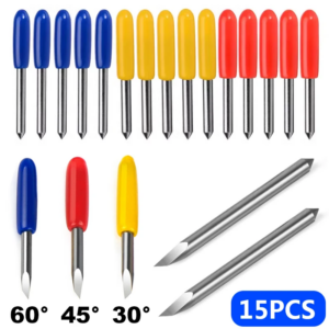 15 Stück/Los 30/45/60 Grad Ersatz klingen für Summa Cricut Plotter Klinge Messers chneid klingen für Elektro werkzeuge Schneide plotter