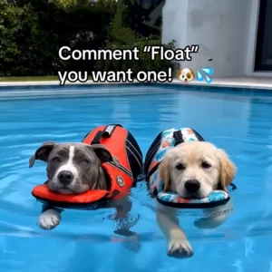 Hundeschwimmweste mit Kinnstütze, Auftriebsanzug für kleine und mittelgroße Hunde zur Verhinderung des Ertrinkens J095
