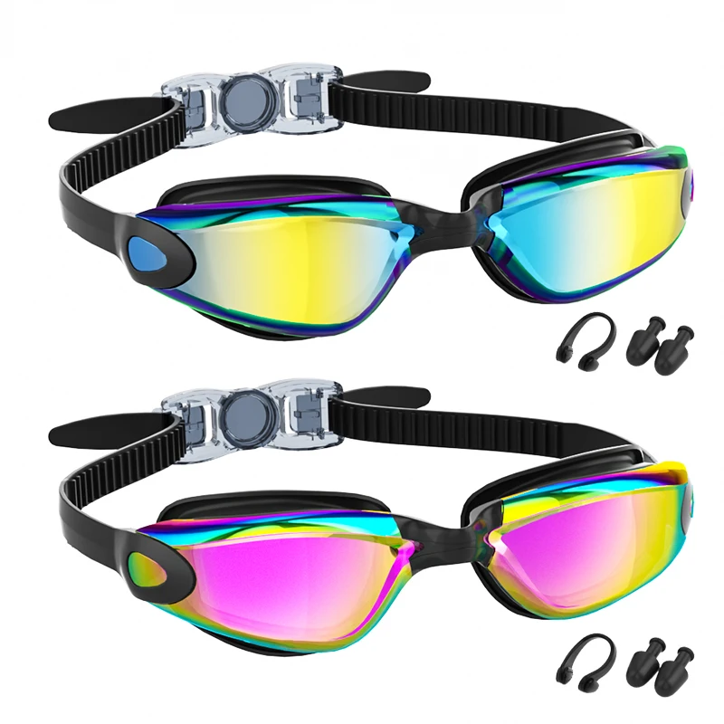 Schwimmbrille Für Erwachsene: Wasserdicht, Beschlagfrei, Hd, Galvanisiert, Unisex, Uv-Schutz Schwimmbrille Für Erwachsene: Wasserdicht, Beschlagfrei, Hd, Galvanisiert, Unisex, Uv-Schutz - Image 4