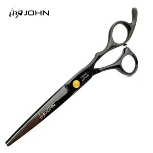 JOHN Haarschere Japan 440c Schere mit Titanbeschichtung 6 Zoll Schwarze Schere Professionelle Friseurschere