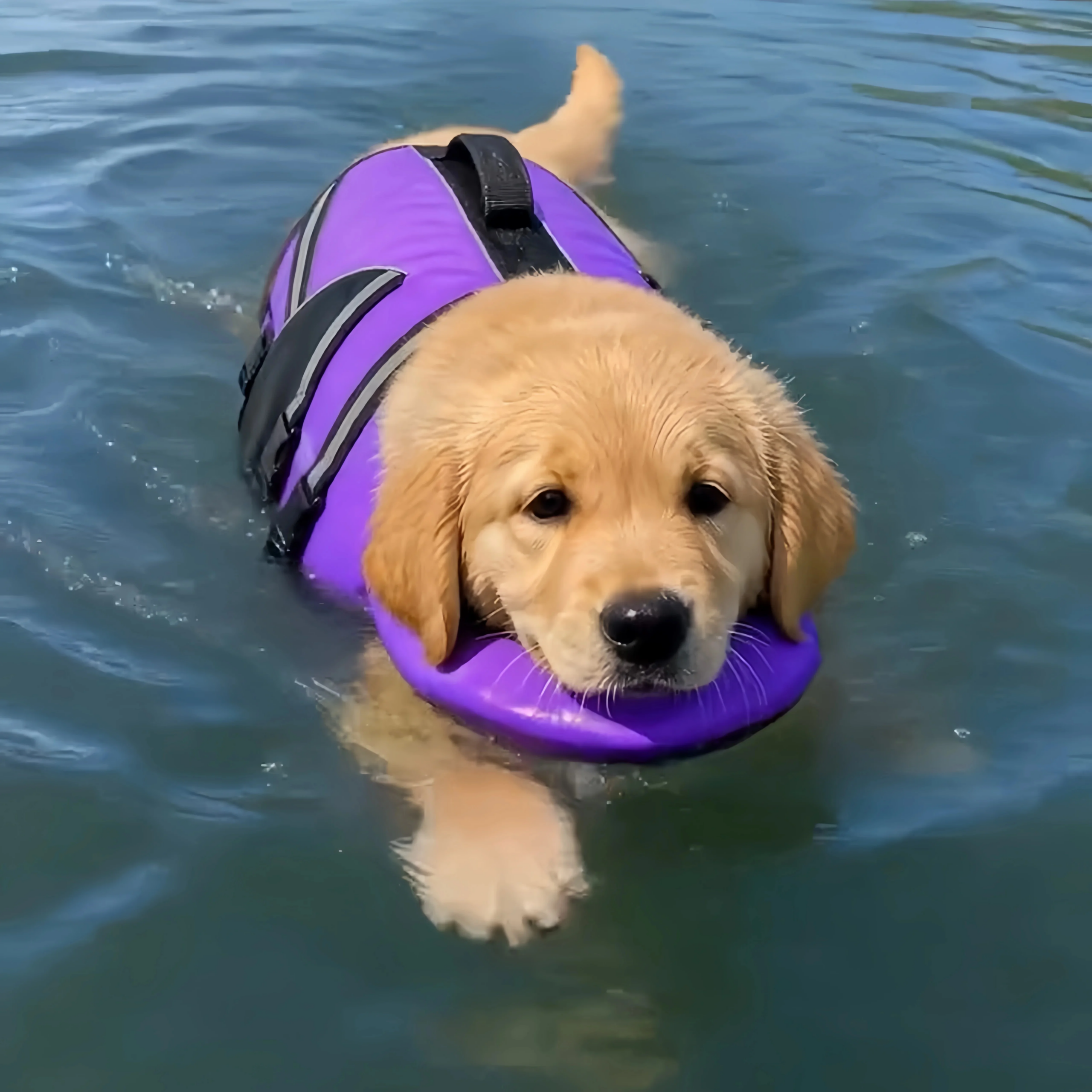 Hundeschwimmweste Mit Kinnstütze, Auftriebsanzug Für Kleine Und Mittelgroße Hunde Zur Verhinderung Des Ertrinkens J095 Hundeschwimmweste Mit Kinnstütze, Auftriebsanzug Für Kleine Und Mittelgroße Hunde Zur Verhinderung Des Ertrinkens J095 – Bild 3
