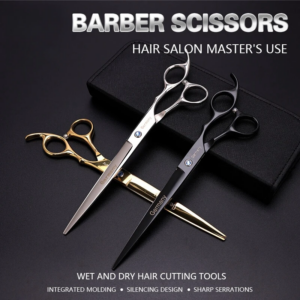 8 Zoll Friseurschere Salon Flachschere Hochwertige Haarschneidemaschine Edelstahl Ausdünnungsschere Friseurwerkzeuge