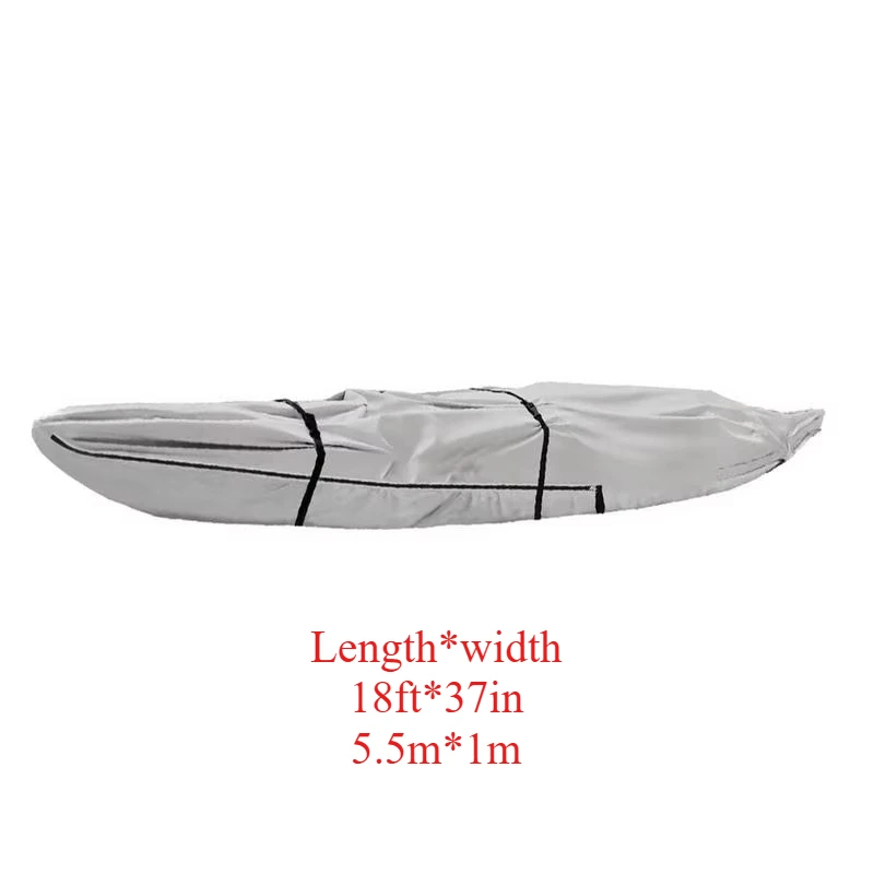 Für Kanu Kajak Full-Cover Boot Schutz Staubdicht Kanu Abdeckung Wasser Sport Vollständige Abdeckung Fischerboot Abdeckung 420D Oxford Tuch Für Kanu Kajak Full-Cover Boot Schutz Staubdicht Kanu Abdeckung Wasser Sport Vollständige Abdeckung Fischerboot Abdeckung 420D Oxford Tuch - Image 2